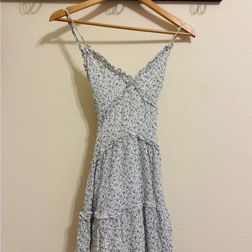 Altard State blue floral mini dress
